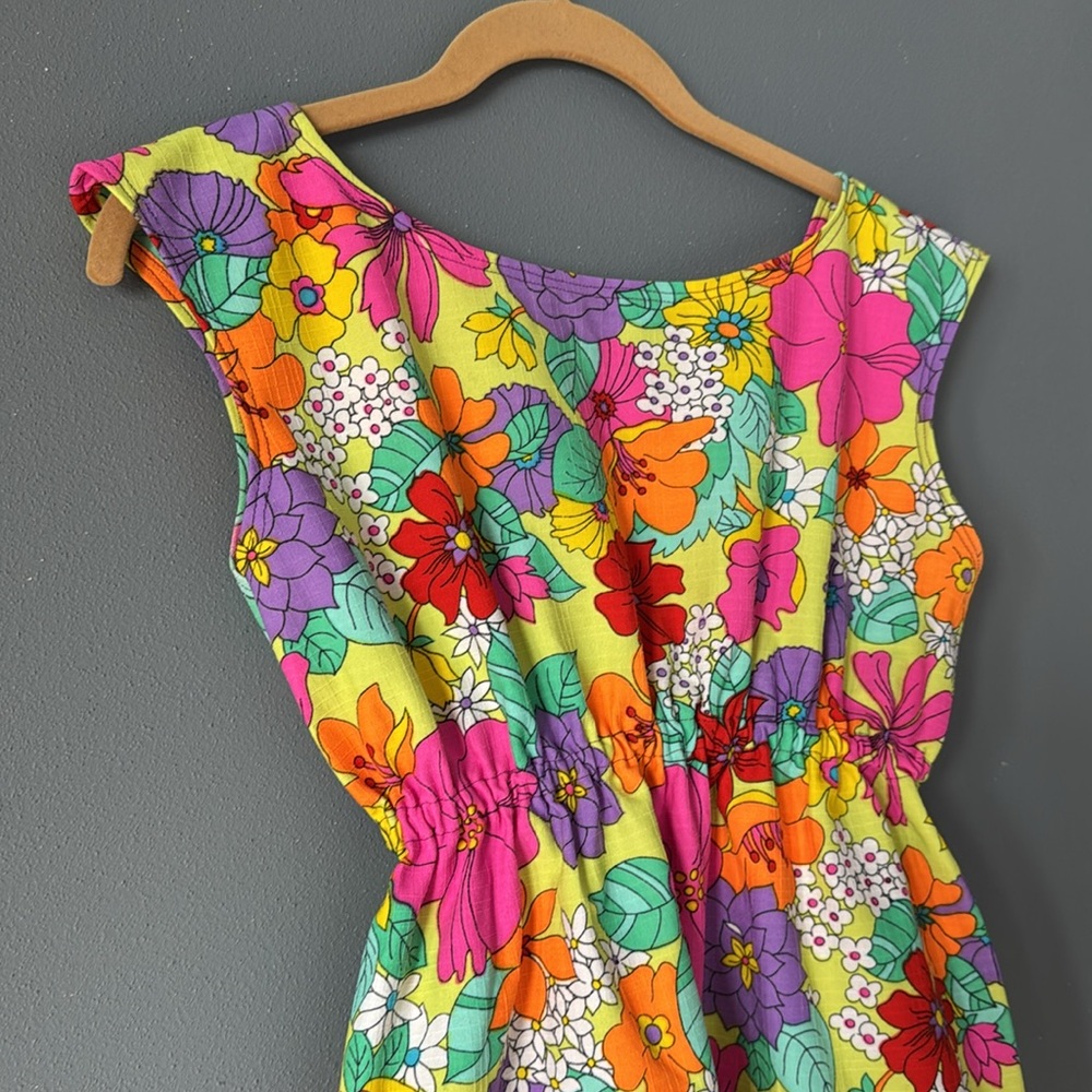 Vintage Flower Power Boho Women's Top - Size Small - Picture 6 of 7